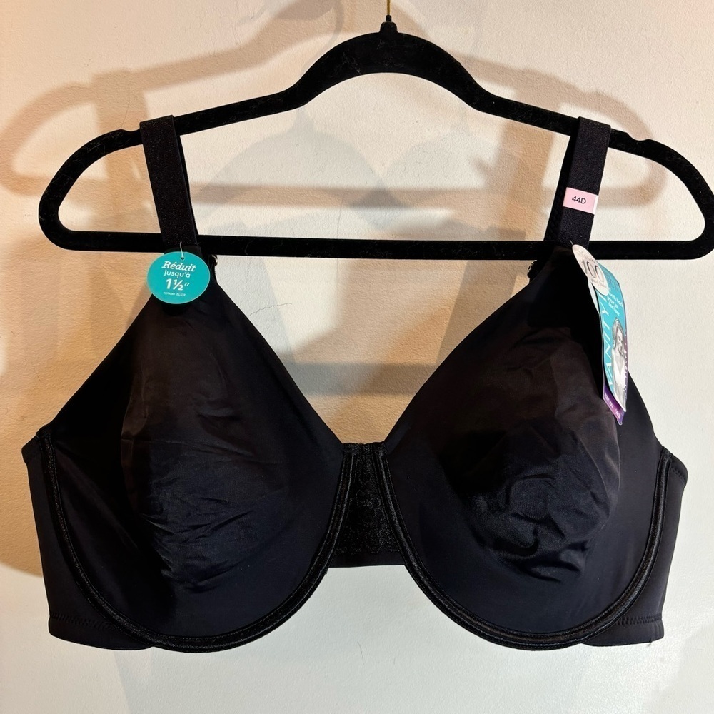 VANITY FAIR SZ 44D Underwire Lightly Padded Smooth Back Bra NEW WITH TAG